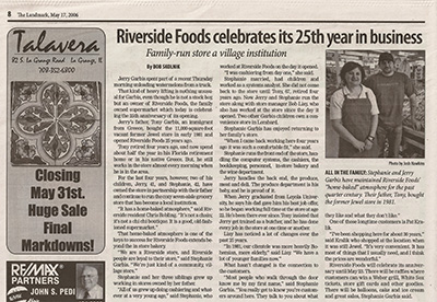 Riverside Foods celebrates its 25th year in business
